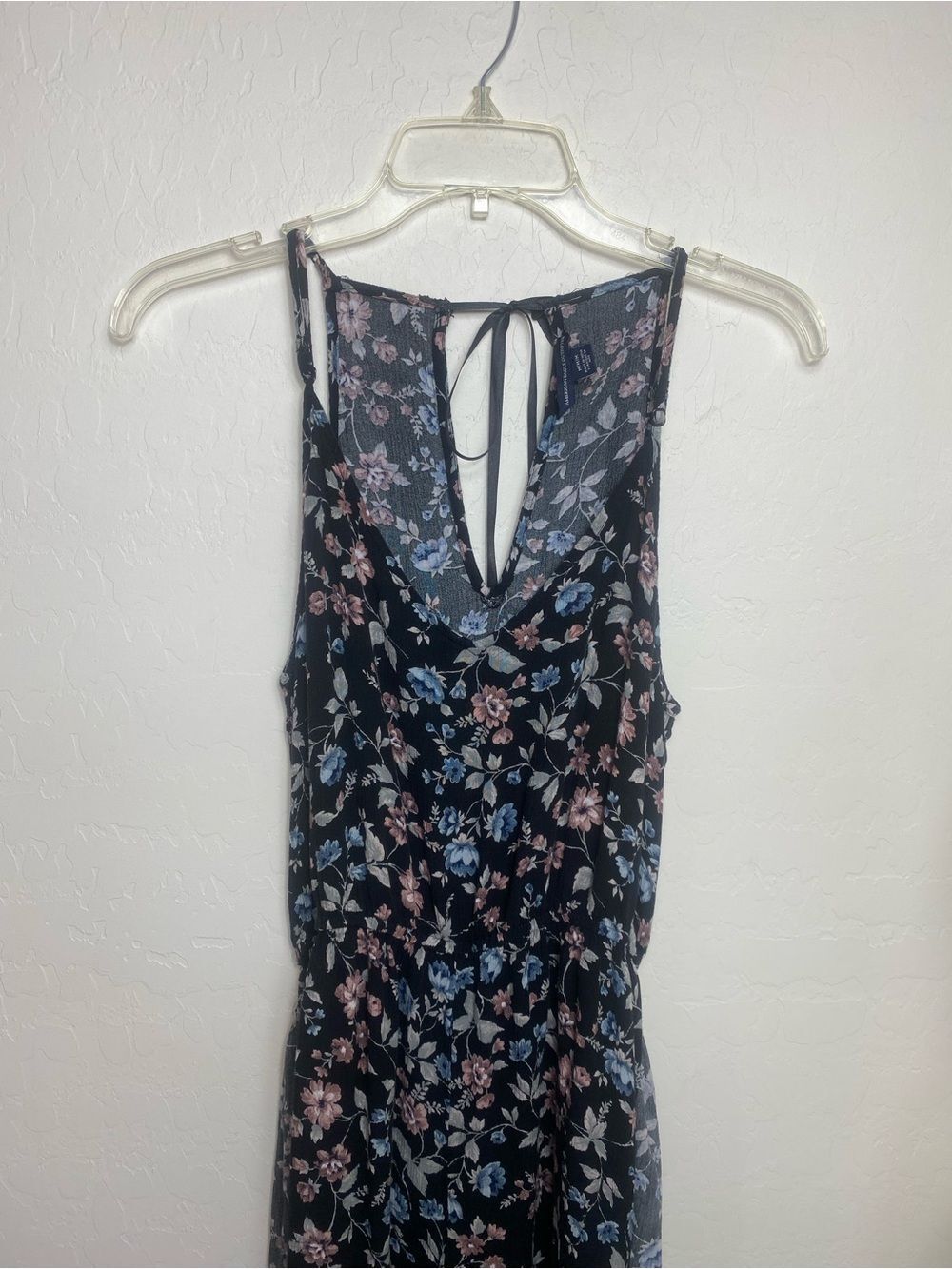 American Eagle Outfitters Black Floral jumpsuit